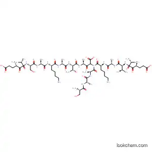 Molecular Structure of 489439-83-0 (Glycine,
L-seryl-L-alanyl-L-alanyl-L-a-glutamyl-L-alanyl-L-seryl-L-alanyl-L-lysyl-L-alan
yl-L-threonyl-L-alanyl-L-a-glutamyl-L-alanyl-L-threonyl-L-alanyl-L-lysyl-)