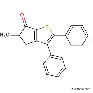 6H-Cyclopenta[b]thiophen-6-one, 4,5-dihydro-5-methyl-2,3-diphenyl-