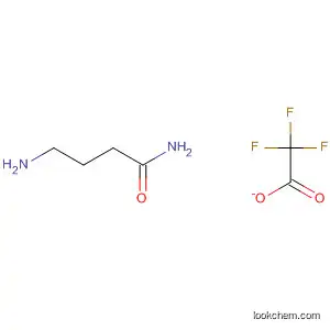 Molecular Structure of 498573-50-5 (Butanamide, 4-amino-, mono(trifluoroacetate))