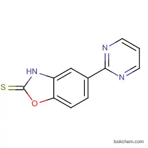 Molecular Structure of 498579-16-1 (2(3H)-Benzoxazolethione, 5-(2-pyrimidinyl)-)