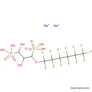 Molecular Structure of 498581-51-4 (1,2-Propanediol, 3-[(tridecafluorohexyl)oxy]-, bis(hydrogen sulfate),
disodium salt)