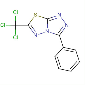 Molecular Structure of 499797-13-6 (1,2,4-Triazolo[3,4-b][1,3,4]thiadiazole, 3-phenyl-6-(trichloromethyl)-)