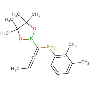 Molecular Structure of 499798-15-1 (1,3,2-Dioxaborolane,
2-[(1R)-1-(dimethylphenylsilyl)-1,2-butadienyl]-4,4,5,5-tetramethyl-)