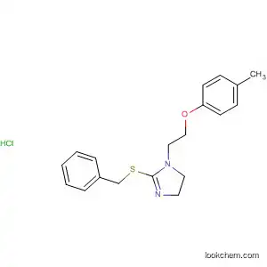 Molecular Structure of 500768-19-4 (1H-Imidazole,
4,5-dihydro-1-[2-(4-methylphenoxy)ethyl]-2-[(phenylmethyl)thio]-,
monohydrochloride)