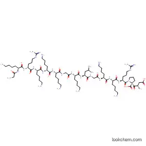 Molecular Structure of 500792-47-2 (L-Proline,
glycyl-L-lysyl-L-arginyl-L-lysyl-L-lysyl-L-lysylglycyl-L-lysyl-L-leucylglycyl-L-lysyl
-L-lysyl-L-arginyl-L-a-aspartyl-)
