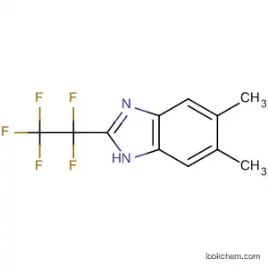 Molecular Structure of 500799-98-4 (1H-Benzimidazole, 5,6-dimethyl-2-(pentafluoroethyl)-)