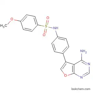 Benzenesulfonamide,
N-[4-(4-aminofuro[2,3-d]pyrimidin-5-yl)phenyl]-4-methoxy-