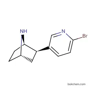Molecular Structure of 501931-11-9 (7-Azabicyclo[2.2.1]heptane, 2-(6-bromo-3-pyridinyl)-, (1R,2R,4S)-)