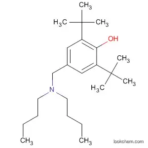 Molecular Structure of 5243-28-7 (Phenol, 4-[(dibutylamino)methyl]-2,6-bis(1,1-dimethylethyl)-)