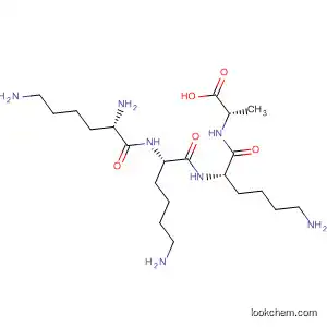 Molecular Structure of 54054-72-7 (L-Alanine, L-lysyl-L-lysyl-L-lysyl-)