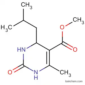 Molecular Structure of 555154-42-2 (5-Pyrimidinecarboxylic acid,
1,2,3,4-tetrahydro-6-methyl-4-(2-methylpropyl)-2-oxo-, methyl ester)