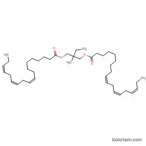 Molecular Structure of 56525-89-4 (9,12,15-Octadecatrienoic acid,
2-ethyl-2-[[[(9Z,12Z,15Z)-1-oxo-9,12,15-octadecatrienyl]oxy]methyl]-1,3
-propanediyl ester, (9Z,12Z,15Z)-)