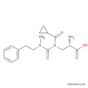 L-Alanine,
N-(cyclopropylcarbonyl)-3-[[[methyl(2-phenylethyl)amino]carbonyl]amino
]-
