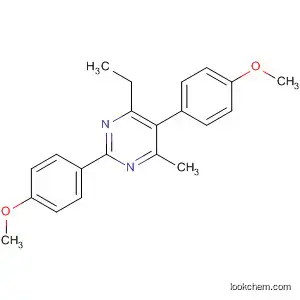 Molecular Structure of 612825-13-5 (Pyrimidine, 4-ethyl-2,5-bis(4-methoxyphenyl)-6-methyl-)