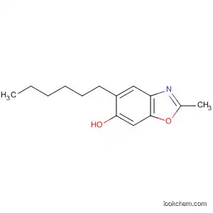Molecular Structure of 81016-42-4 (6-Benzoxazolol, 5-hexyl-2-methyl-)
