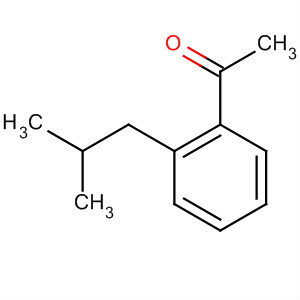 Molecular Structure of 100585-54-4 (Ethanone, 1-[2-(2-methylpropyl)phenyl]-)