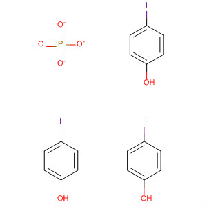 Molecular Structure of 118646-52-9 (Phenol, 4-iodo-, phosphate (3:1))