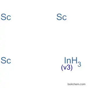 Molecular Structure of 12030-15-8 (Indium, compd. with scandium (1:3))