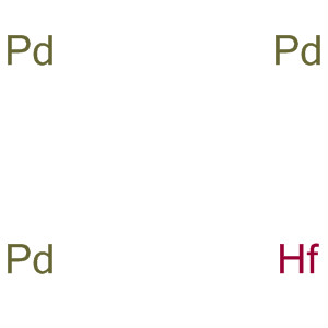 Molecular Structure of 12298-59-8 (Hafnium, compd. with palladium (1:3))