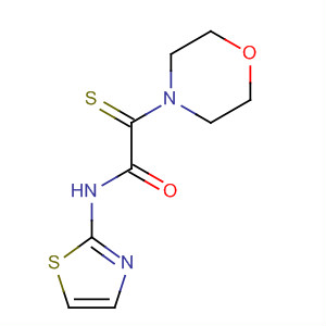 Molecular Structure of 14904-05-3 (4-Morpholineacetamide, N-2-thiazolyl-a-thioxo-)
