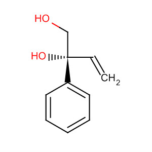Molecular Structure of 156365-94-5 (3-Butene-1,2-diol, 2-phenyl-, (2R)-)