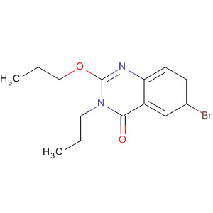 Molecular Structure of 167157-94-0 (4(3H)-Quinazolinone, 6-bromo-2-propoxy-3-propyl-)