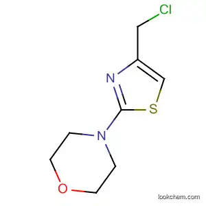 Molecular Structure of 172649-58-0 (Morpholine, 4-[4-(chloromethyl)-2-thiazolyl]-)