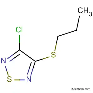 Molecular Structure of 178367-92-5 (1,2,5-Thiadiazole, 3-chloro-4-(propylthio)-)