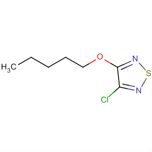 Molecular Structure of 178368-38-2 (1,2,5-Thiadiazole, 3-chloro-4-(pentyloxy)-)
