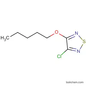 Molecular Structure of 178368-38-2 (1,2,5-Thiadiazole, 3-chloro-4-(pentyloxy)-)
