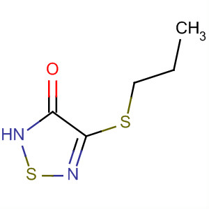 Molecular Structure of 178369-70-5 (1,2,5-Thiadiazol-3(2H)-one, 4-(propylthio)-)