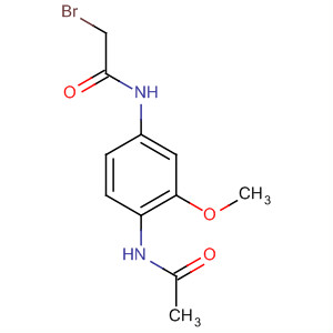 Molecular Structure of 194723-15-4 (Acetamide, N-[4-(acetylamino)-3-methoxyphenyl]-2-bromo-)