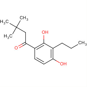Molecular Structure of 194855-72-6 (1-Butanone, 1-(2,4-dihydroxy-3-propylphenyl)-3,3-dimethyl-)
