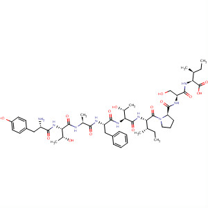 Molecular Structure of 197089-58-0 (L-Isoleucine,
L-tyrosyl-L-threonyl-L-alanyl-L-phenylalanyl-L-threonyl-L-isoleucyl-L-prolyl-L-
seryl-)