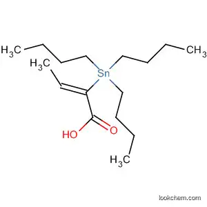 Molecular Structure of 244273-48-1 (2-Butenoic acid, 2-(tributylstannyl)-, (2Z)-)