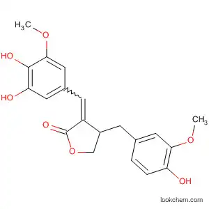 3-[(3,4-Dihydroxy-5-methoxyphenyl)methylidene]-4-[(4-hydroxy-3-methoxyphenyl)methyl]oxolan-2-one
