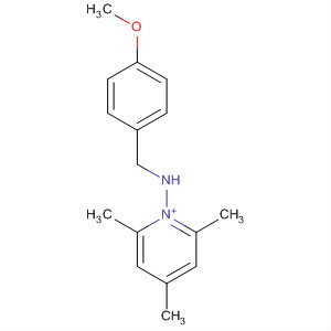 Molecular Structure of 299915-76-7 (Pyridinium, 1-[(4-methoxyphenyl)methylamino]-2,4,6-trimethyl-)
