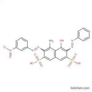 2,7-Naphthalenedisulfonic acid,
4-amino-5-hydroxy-3-[(3-nitrophenyl)azo]-6-(phenylazo)-