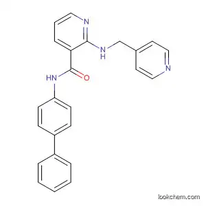 Molecular Structure of 453563-15-0 (3-Pyridinecarboxamide,
N-[1,1'-biphenyl]-4-yl-2-[(4-pyridinylmethyl)amino]-)