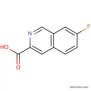 Molecular Structure of 480451-07-8 (3-Isoquinolinecarboxylic acid, 7-fluoro-)