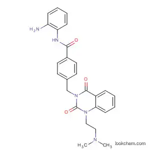 Molecular Structure of 503042-90-8 (Benzamide,
N-(2-aminophenyl)-4-[[1-[2-(dimethylamino)ethyl]-1,4-dihydro-2,4-dioxo-
3(2H)-quinazolinyl]methyl]-)