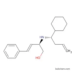 Molecular Structure of 505085-88-1 (3-Buten-1-ol, 2-[[(1S)-1-cyclohexyl-3-butenyl]amino]-4-phenyl-, (2R,3E)-)