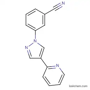 Molecular Structure of 546141-91-7 (Benzonitrile, 3-[4-(2-pyridinyl)-1H-pyrazol-1-yl]-)