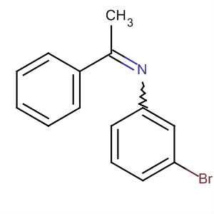 Benzenamine, 3-bromo-N-(1-phenylethylidene)-
