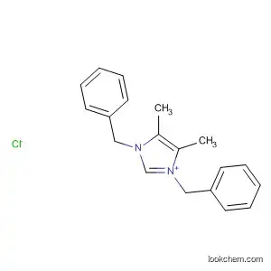 Molecular Structure of 596093-98-0 (1H-Imidazolium, 4,5-dimethyl-1,3-bis(phenylmethyl)-, chloride)