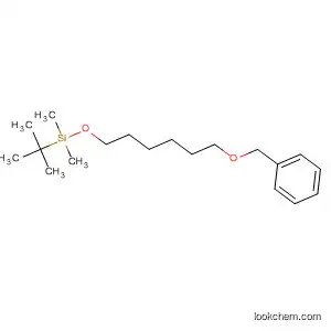 Molecular Structure of 596803-99-5 (Silane, (1,1-dimethylethyl)dimethyl[[6-(phenylmethoxy)hexyl]oxy]-)