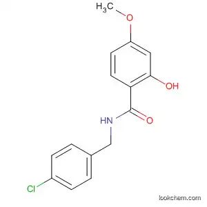 Molecular Structure of 610320-55-3 (Benzamide, N-[(4-chlorophenyl)methyl]-2-hydroxy-4-methoxy-)