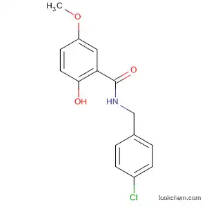 Molecular Structure of 610320-59-7 (Benzamide, N-[(4-chlorophenyl)methyl]-2-hydroxy-5-methoxy-)