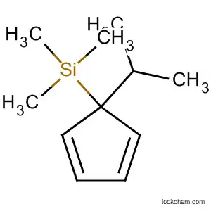 Molecular Structure of 62438-65-7 (Silane, trimethyl[1-(1-methylethyl)-2,4-cyclopentadien-1-yl]-)