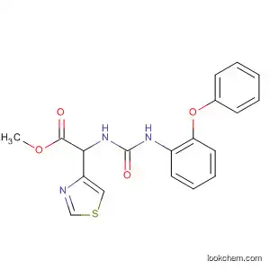 Molecular Structure of 640761-83-7 (4-Thiazoleacetic acid, 2-[[[(2-phenoxyphenyl)amino]carbonyl]amino]-,
methyl ester)